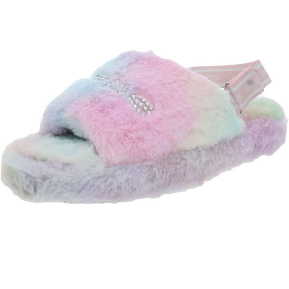 Bebe Jeanna Faux Fur Sandals